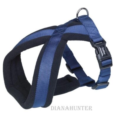 postroj na psa soft grip modry H